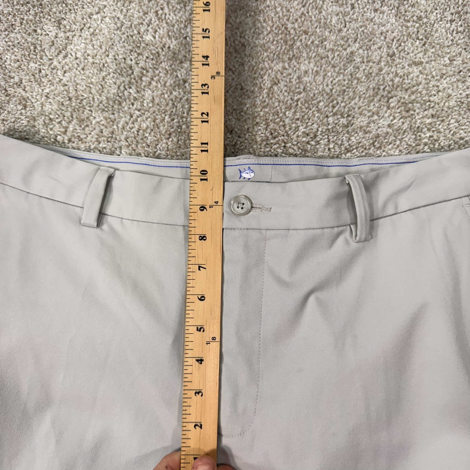 Southern Tide Pants Mens 38x34 Jack Performance Pant Khaki Stone Euc — image 6 of 8